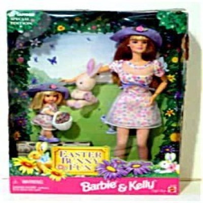 Easter Bunny Fun Barbie & Kelly Gift Set   
